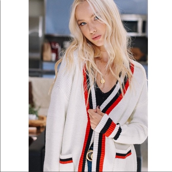 ✨🌟Tricolor Rib-knit Sweater🌟✨S/M M/L - Picture 4 of 6